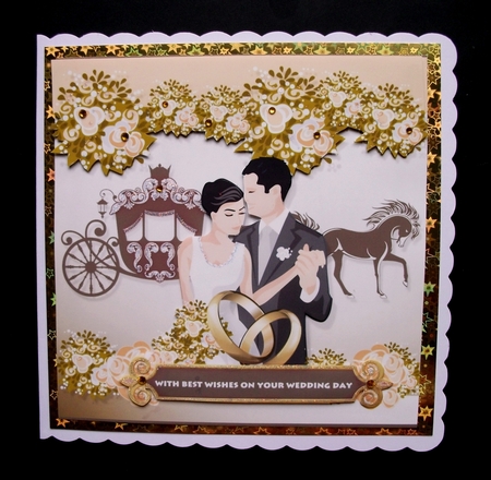 On Your Wedding Day 2 Decoupage Mini Kit by Jennifer (Jaye) Smith-Kirk