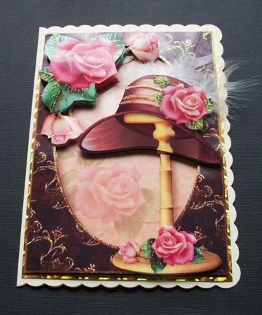 The Downton Rose Hat Mini Kit by Jennifer (Jaye) Smith-Kirk