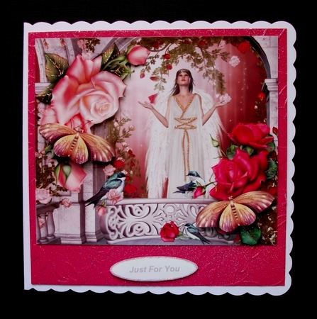 Angelic Touch Topper with Decoupage by Jennifer (Jaye) Smith-Kirk