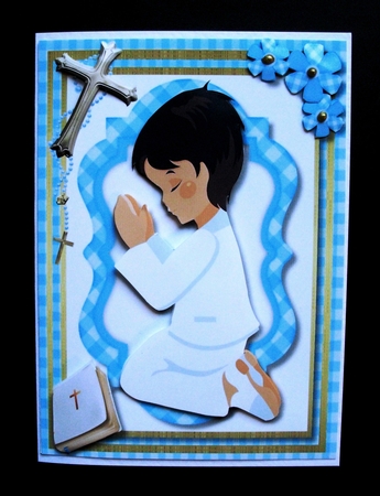 Communion, Christening, Baptisum, Card for a Boy  by Jennifer (Jaye) Smith-Kirk