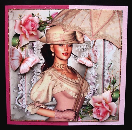 A Very Downton Lady Card Front Kit by Jennifer (Jaye) Smith-Kirk