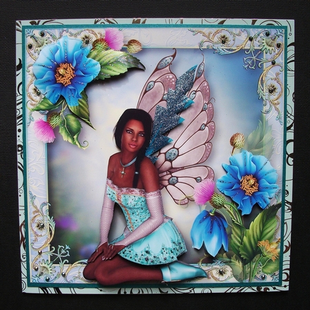Beautiful Blue Poppy Fairy by Jennifer (Jaye) Smith-Kirk