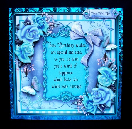 Teal and Blue Rose Verse Card Kit by Jennifer (Jaye) Smith-Kirk