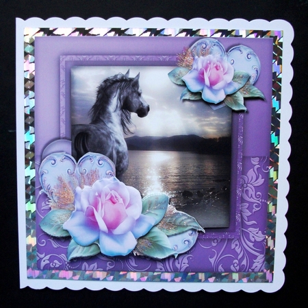 Beautiful Horse & Roses Mini Kit by Jennifer (Jaye) Smith-Kirk
