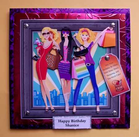 Fashion Shopping Girls by Jennifer (Jaye) Smith-Kirk