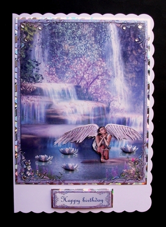 Angel & Waterfall by Jennifer (Jaye) Smith-Kirk