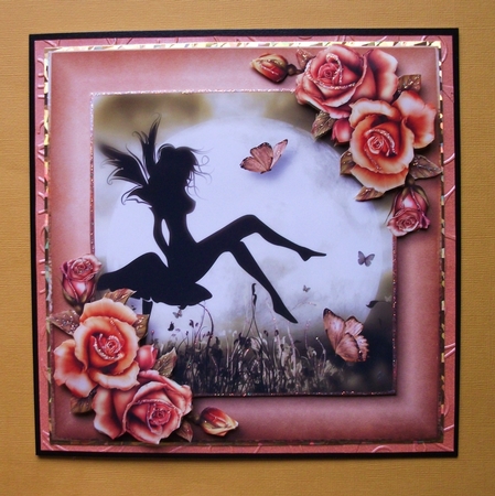 Full Moon Fae & Autumn Roses by Jennifer (Jaye) Smith-Kirk