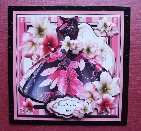 Beautiful Black Floral Dress by Jennifer (Jaye) Smith-Kirk