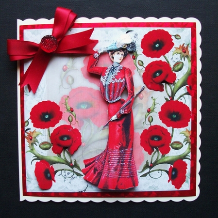Elegant Fashion Ladies, Pretty Poppy Mini Kit by Jennifer (Jaye) Smith-Kirk
