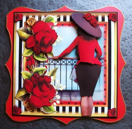 At The Seaside Card Front Kit by Jennifer (Jaye) Smith-Kirk