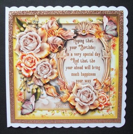 A Rose Gold Verse Card Front Kit by Jennifer (Jaye) Smith-Kirk