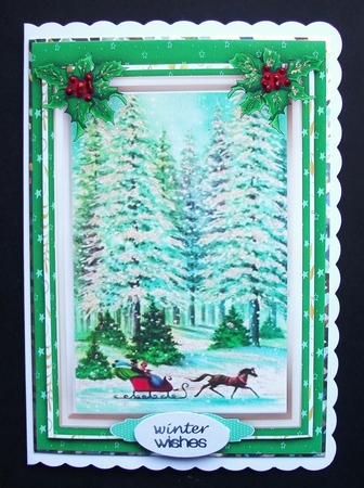 2 lovely Christmas A5 Toppers  by Jennifer (Jaye) Smith-Kirk