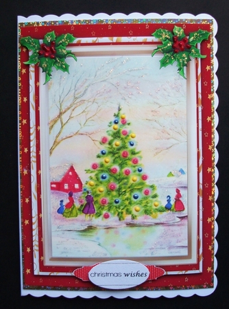 2 lovely Christmas A5 Toppers  by Jennifer (Jaye) Smith-Kirk