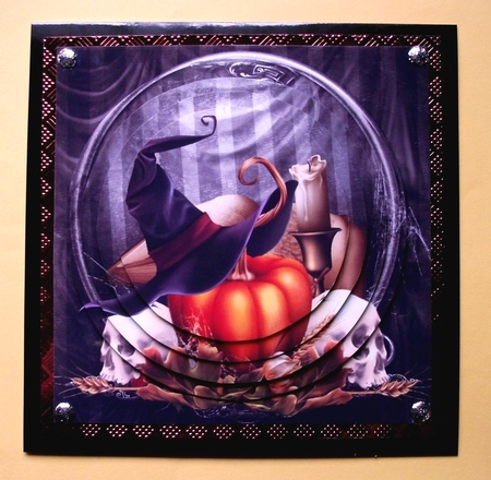 All Hallows Eve - The Day Of The Dead 11 - Pyrimage/Pyramid + Insert & Tag by Jennifer (Jaye) Smith-Kirk