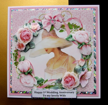 8x8 sophisticated lady in floral ribbon frame mini kit by Jennifer (Jaye) Smith-Kirk
