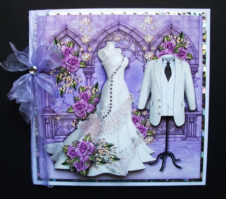 Wedding Day  Purple Roses Mini Kit by Jennifer (Jaye) Smith-Kirk