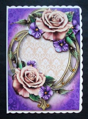Floral Golden Frame Bumper Kit 3 by Jennifer (Jaye) Smith-Kirk