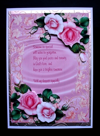 A4 rose sympathy by Jennifer (Jaye) Smith-Kirk