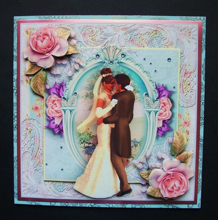The Bride And Groom Card Front Kit by Jennifer (Jaye) Smith-Kirk