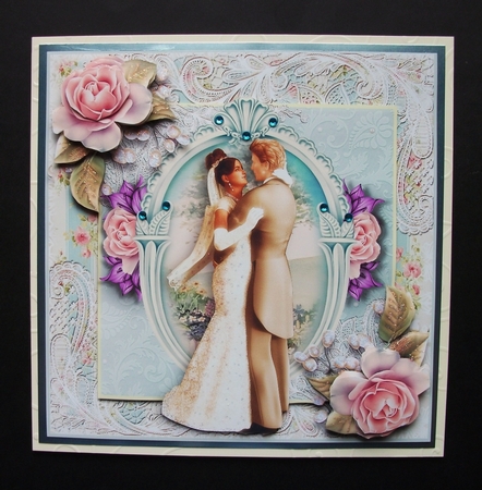 The Wedding Strawberry Blonde Groom Card Front Kit by Jennifer (Jaye) Smith-Kirk