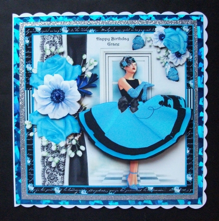 Beauty in Blue Card Front Kit by Jennifer (Jaye) Smith-Kirk
