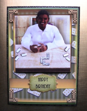The Game Dominoes A5 Card Front Kit by Jennifer (Jaye) Smith-Kirk