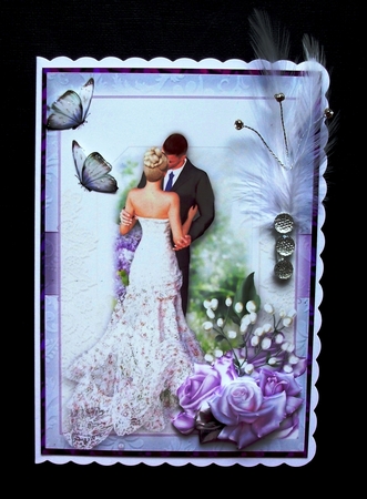 A5 The Bride And Groom by Jennifer (Jaye) Smith-Kirk