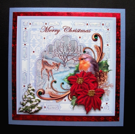 Christmas Robin 3 by Jennifer (Jaye) Smith-Kirk