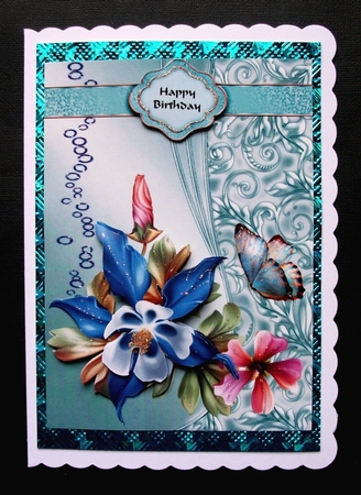 Bumper kit of 10 x A5 floral decoupage sheets by Jennifer (Jaye) Smith-Kirk