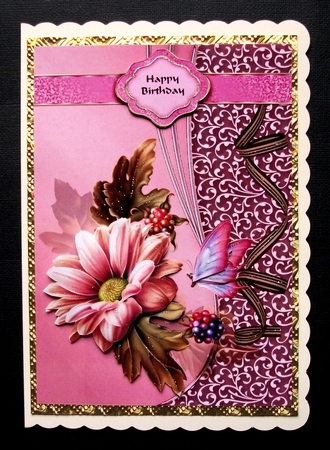 Bumper kit of 10 x A5 floral decoupage sheets by Jennifer (Jaye) Smith-Kirk