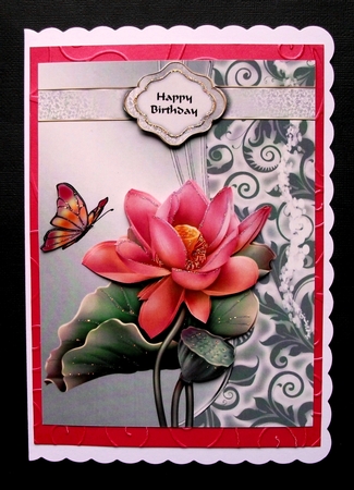 Bumper kit of 10 x A5 floral decoupage sheets by Jennifer (Jaye) Smith-Kirk