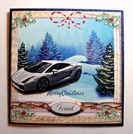 MALE RELATIVES CHRISTMAS SPORTS CAR by Jennifer (Jaye) Smith-Kirk