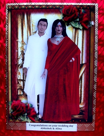 My Blessing A5 Indian Wedding topper by Jennifer (Jaye) Smith-Kirk