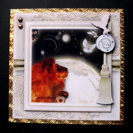 The Brave Lion Card Front Kit by Jennifer (Jaye) Smith-Kirk