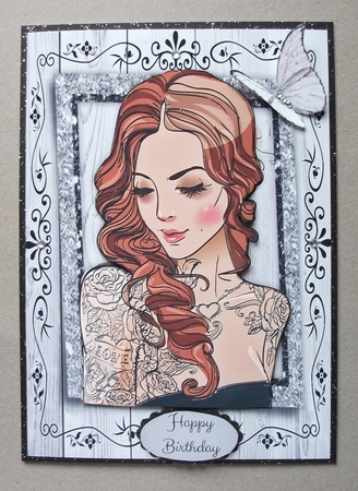 Beautiful Tattoo Lady by Jennifer (Jaye) Smith-Kirk