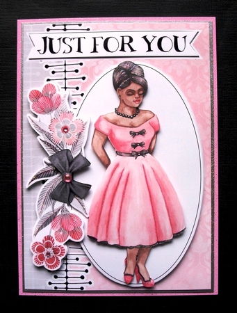 Retro Girl 1 by Jennifer (Jaye) Smith-Kirk