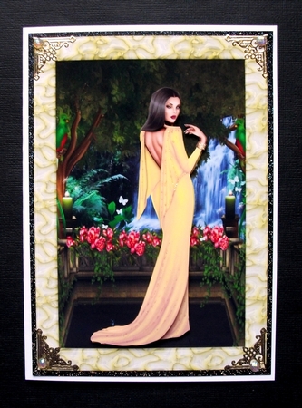 Elegant Lady in Gold by Jennifer (Jaye) Smith-Kirk