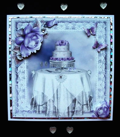 The Wedding Table Lilac Topper by Jennifer (Jaye) Smith-Kirk