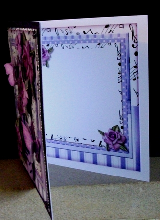 Music & Roses Quick card by Jennifer (Jaye) Smith-Kirk