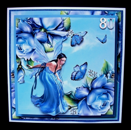 Flower Fairy Of The Blue Roses by Jennifer (Jaye) Smith-Kirk