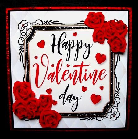 Happy Valentines Day Unisex Valentine 8x8 Mini Kit by Jennifer (Jaye) Smith-Kirk