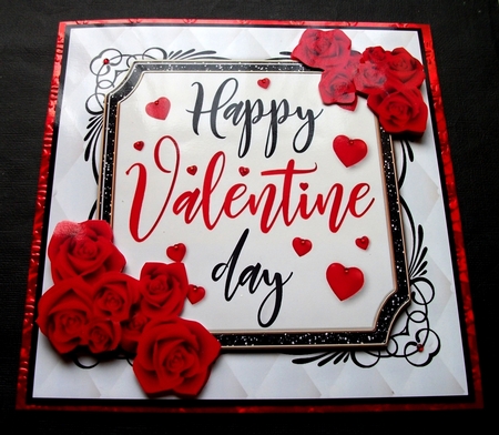 Happy Valentines Day Unisex Valentine 8x8 Mini Kit by Jennifer (Jaye) Smith-Kirk