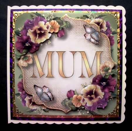 Mum - Muted Pansies by Jennifer (Jaye) Smith-Kirk