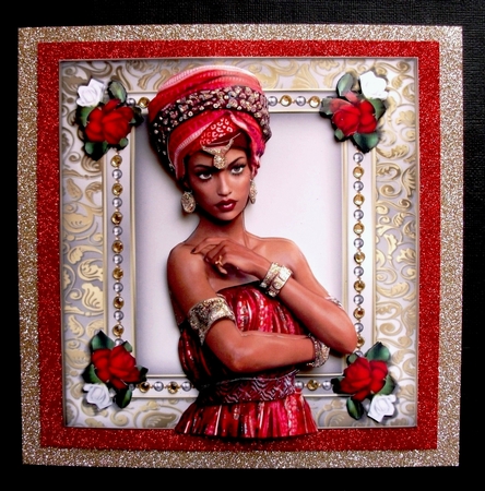 Ethnic Beauty in Red Mini Kit by Jennifer (Jaye) Smith-Kirk
