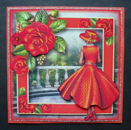 Lady Camellia - Orange by Jennifer (Jaye) Smith-Kirk