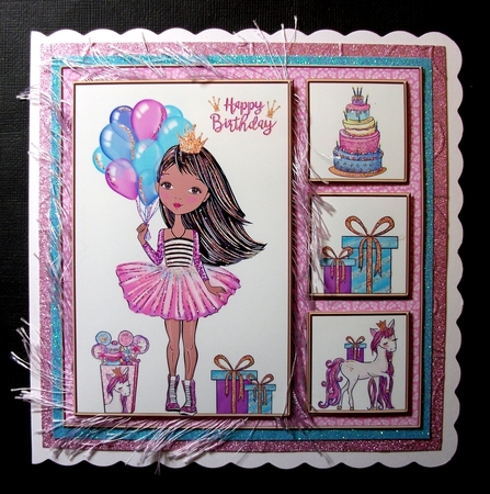 Little Princess Birthday Topper (Ethnic) by Jennifer (Jaye) Smith-Kirk
