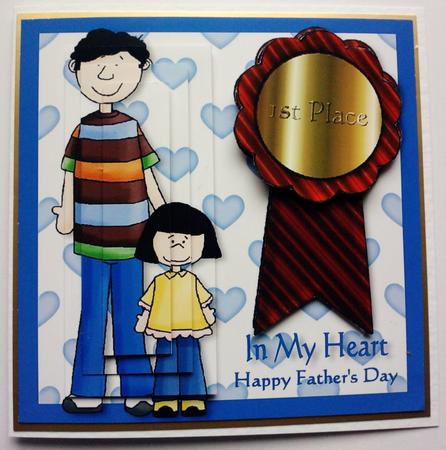 1st Place in My Heart - Father's Day by Jennifer (Jaye) Smith-Kirk