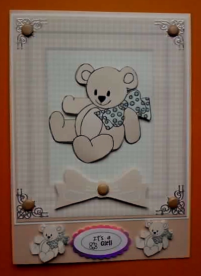 New Baby Girl Teddy by Jennifer (Jaye) Smith-Kirk