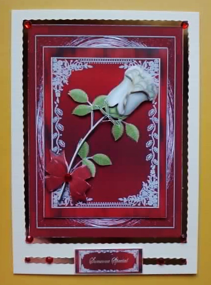 A Simple Rose in Red by Jennifer (Jaye) Smith-Kirk