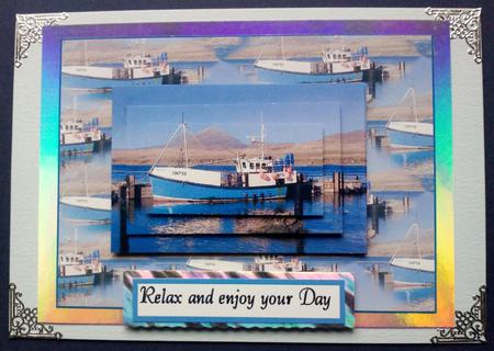 Boat Reflections by Jennifer (Jaye) Smith-Kirk